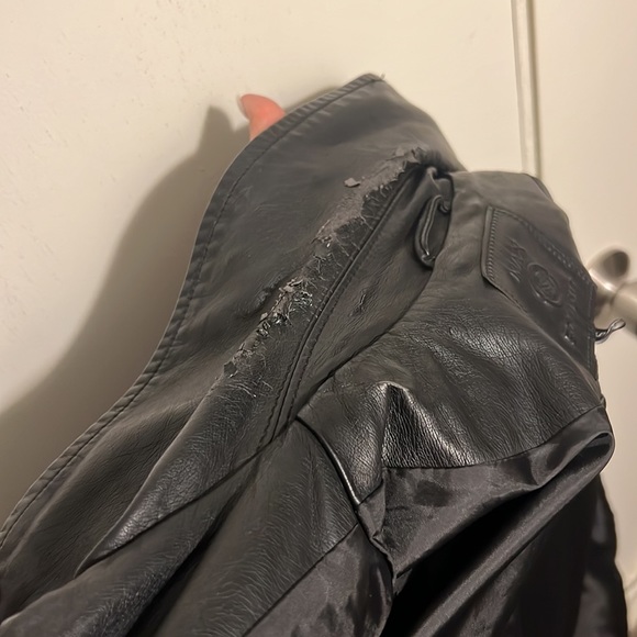 COPY - Max faux moto leather jacket - Picture 6 of 7